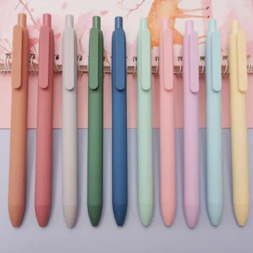 [1+1] 마카롱 검정볼펜 에쁜볼펜 사무용품 학용품 마카롱볼펜 깔끔볼펜 필기구