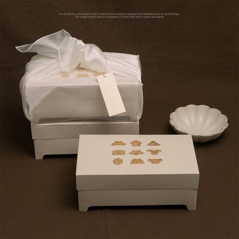 B74 금박패턴 장식상자