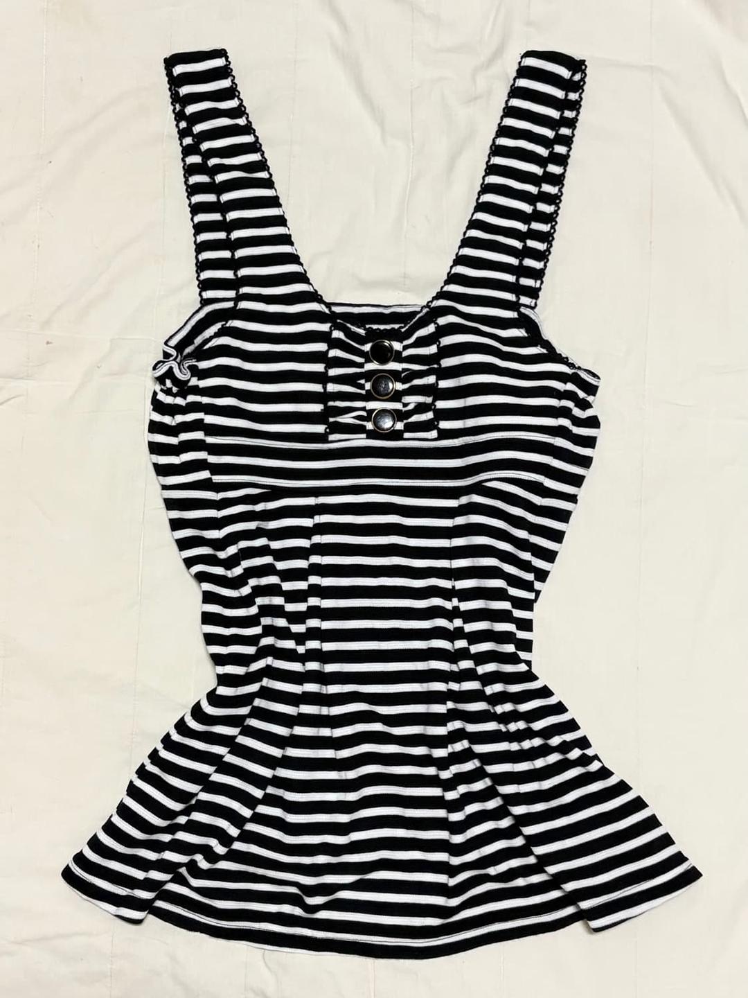 스트라이프 나시 슬리브리스 갸루 오네갸루 | 후루츠패밀리