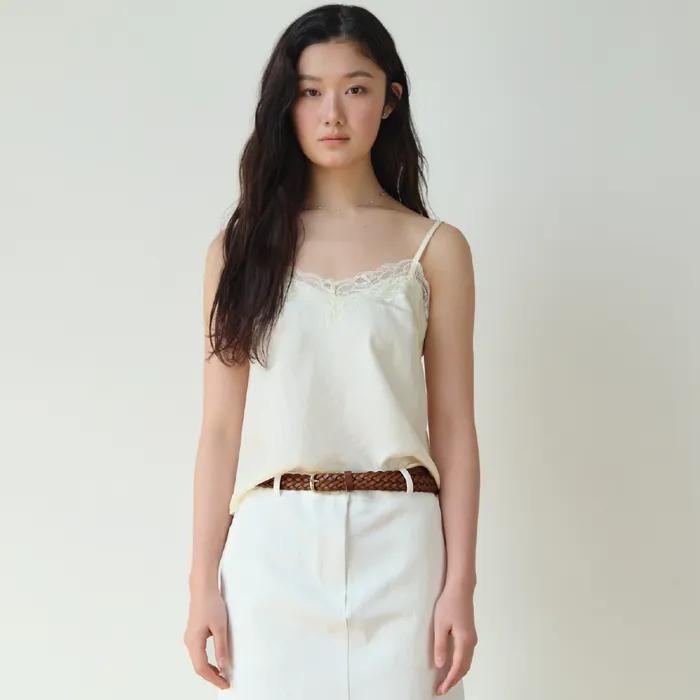 [2차 reorder] Satin Lace Bustier (IVORY)