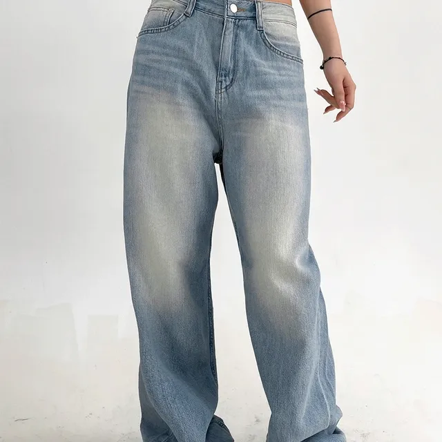 summer washing denim pants (2colors)