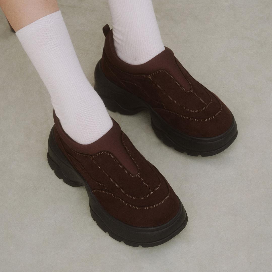 솔트앤초콜릿 [에스파 지젤 착용] (11/15, 예약배송)아콘 스니커즈 412430006 (6cm/2colors)