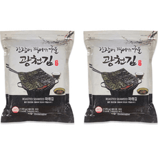광천김 간장에 찍어먹는 구운 파래김 540p