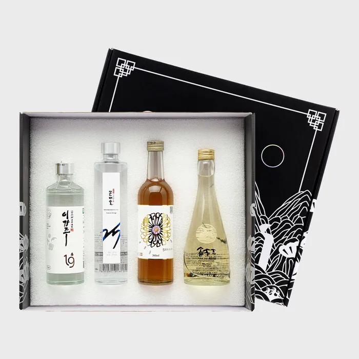 청와대 선정주 오봉도세트_문배술25,이강주19, 솔송주13,한산소곡주16