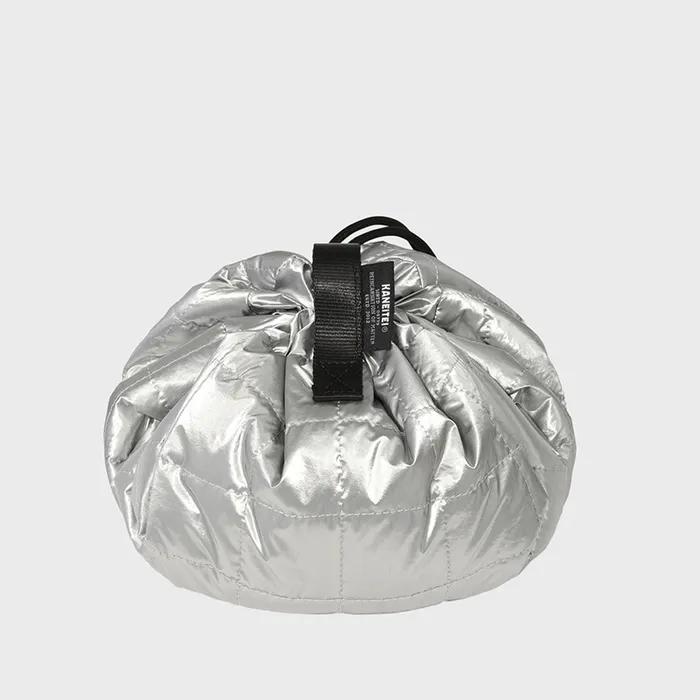 DUMPLING QUILTING STORAGE CROSS BAG (SILVER)