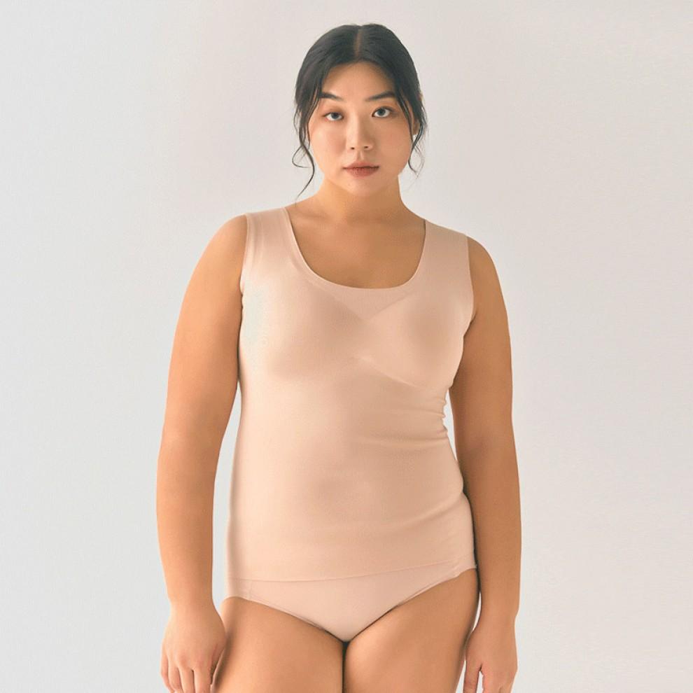 빅사이즈 따숩 프리컷팅 나시 브라탑