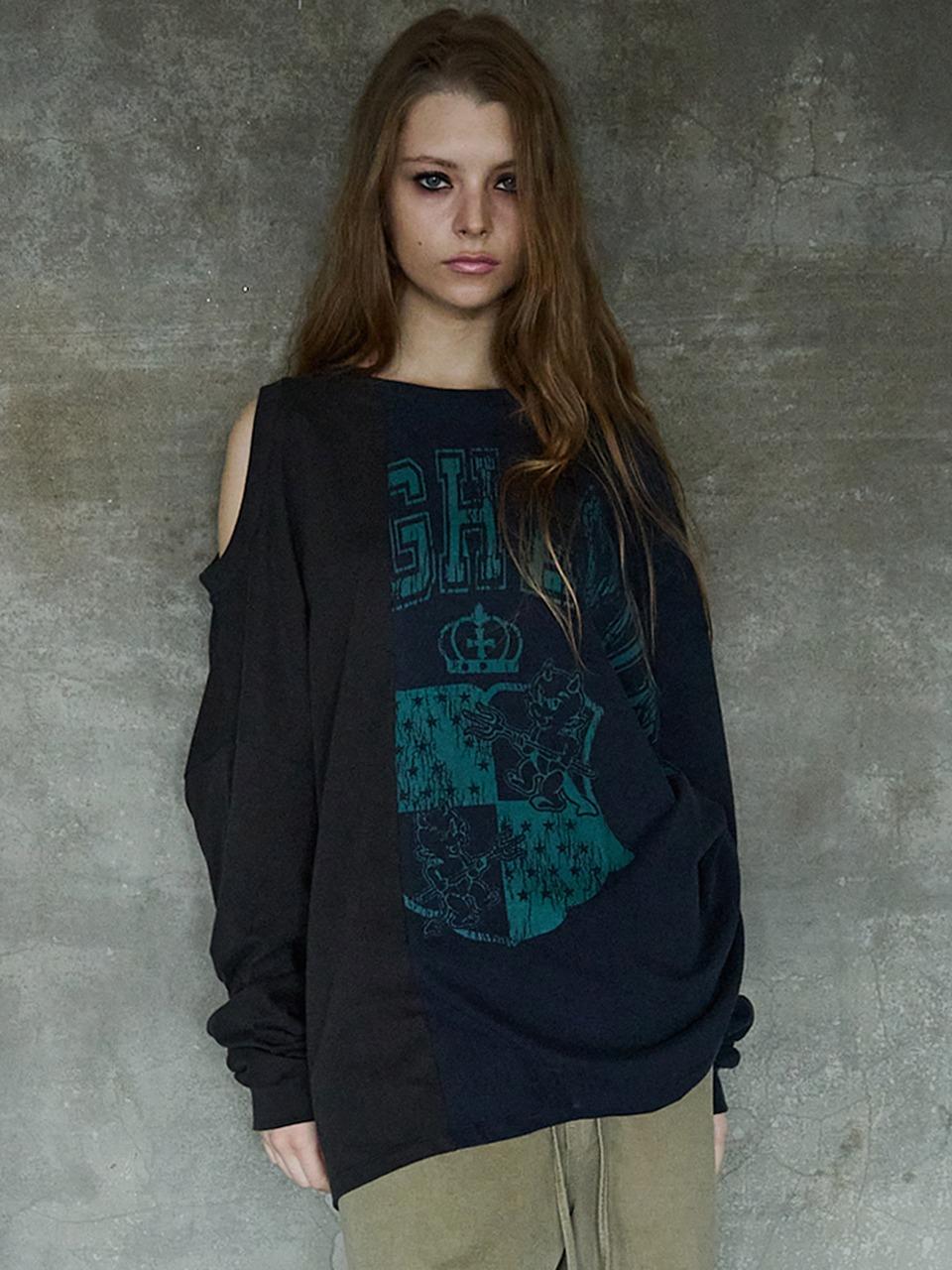 [8월 28일 예약 배송] RE-WORK TOUGH LOVE T SHIRT NAVY