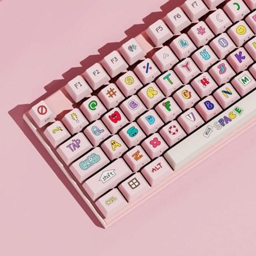 시이닷 다이어리 기계식 키보드 핑크 에디션 Diary Keyboard Pink