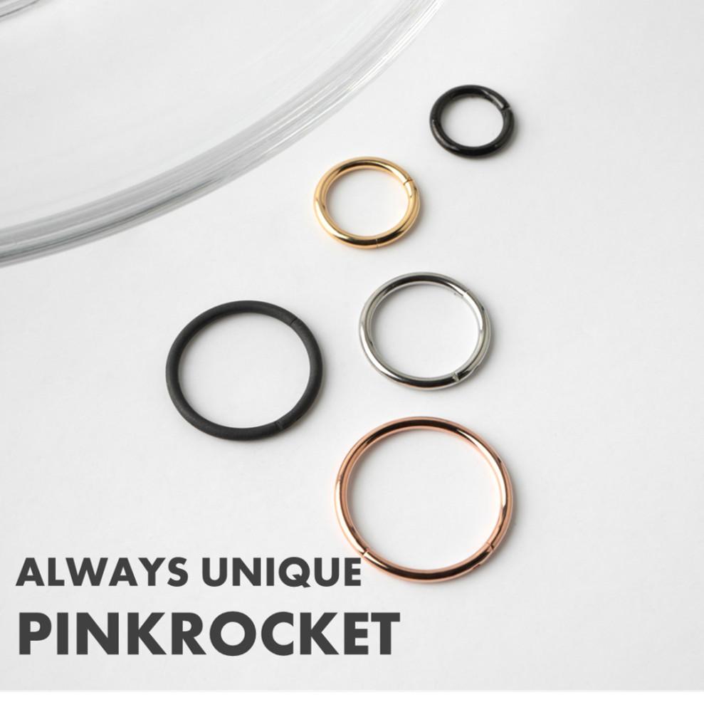 핑크로켓 귓바퀴링피어싱 원터치 써지컬링피어싱 세그먼트링 이너컨츠링 아웃컨츠링