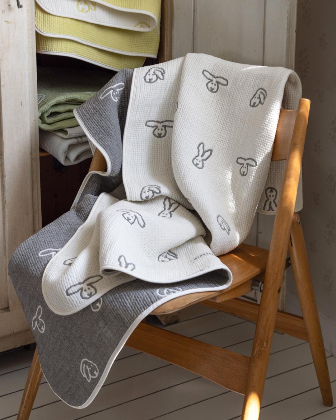 버니버니 코튼모달 3중직 블랭킷 (3color) BUNNY BUNNY COTTON MODAL BLANKET