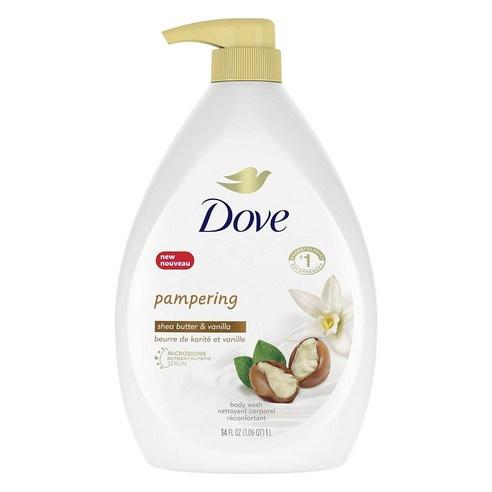 도브 Pampering Shea Butter & Vanilla Body Wash - 바디워시 | 쿠팡