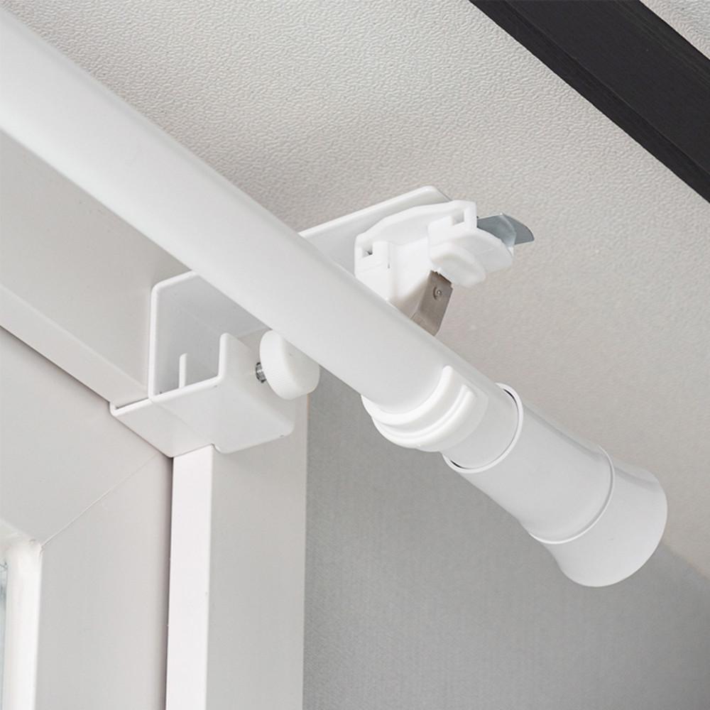 안뚫어고리 못없이 커튼봉 무타공 블라인드 커튼 레일 브라켓 압축봉 암막 설치 달기