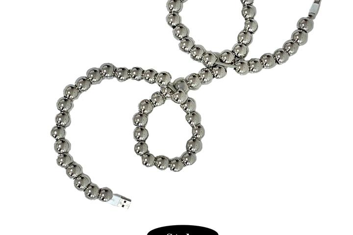 [특]Silver CODE-JEWELLERY(실버 코드-주얼리) 핸드폰충전기 케이블액세서리