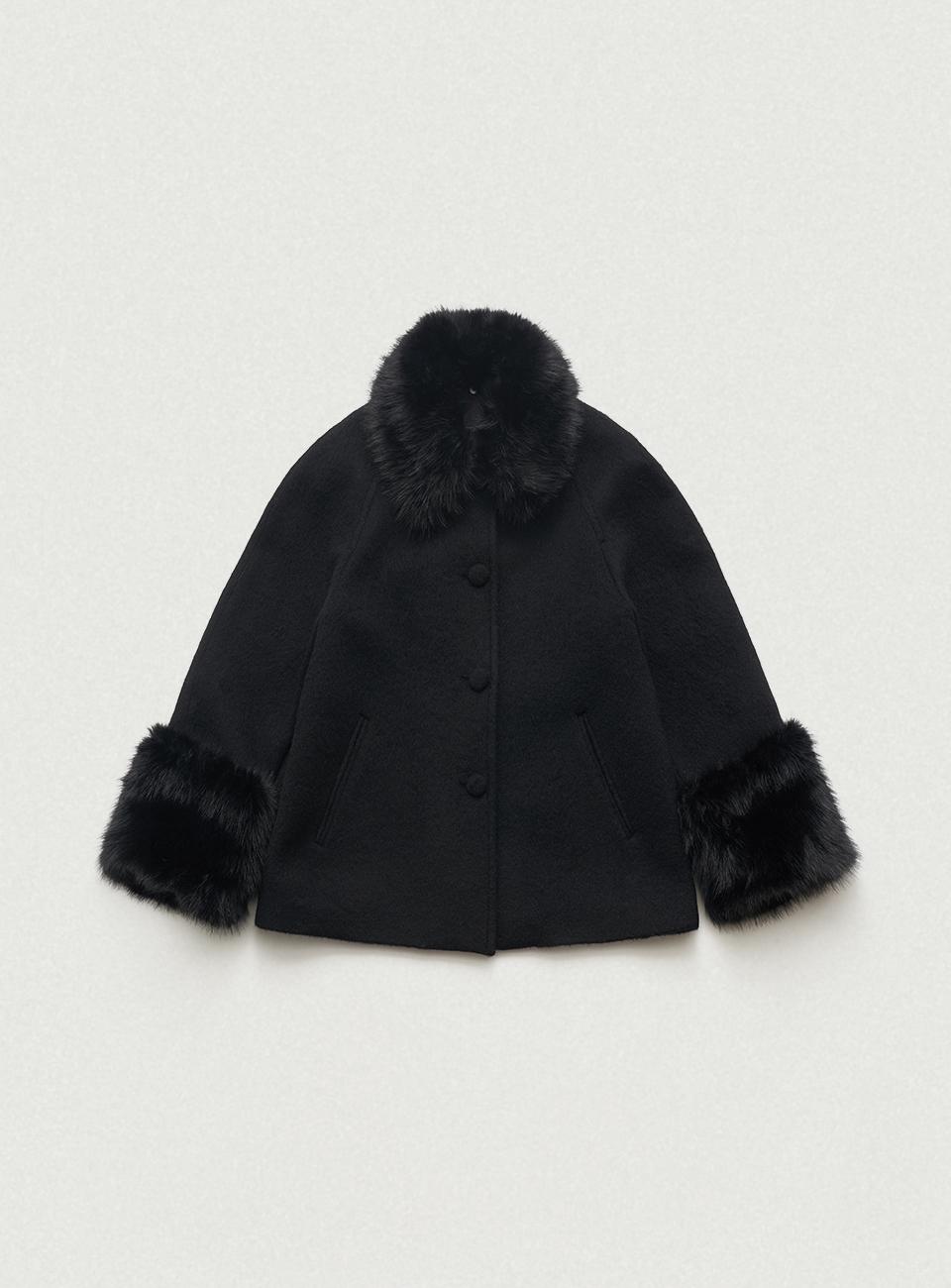 Rizz Eco-Fur Short Coat [12월 중순 순차 배송]