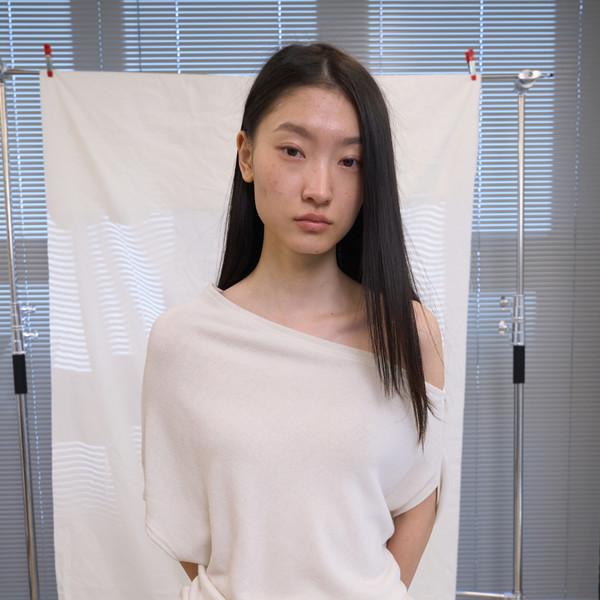 Asymmetric One-Shoulder Top (Ivory)