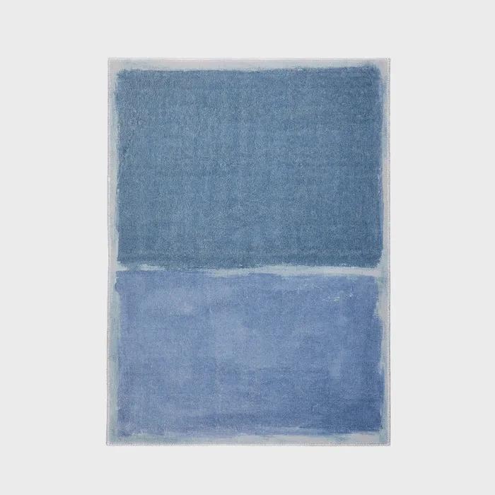 [29CM 단독]Art collection_Color field rug blue