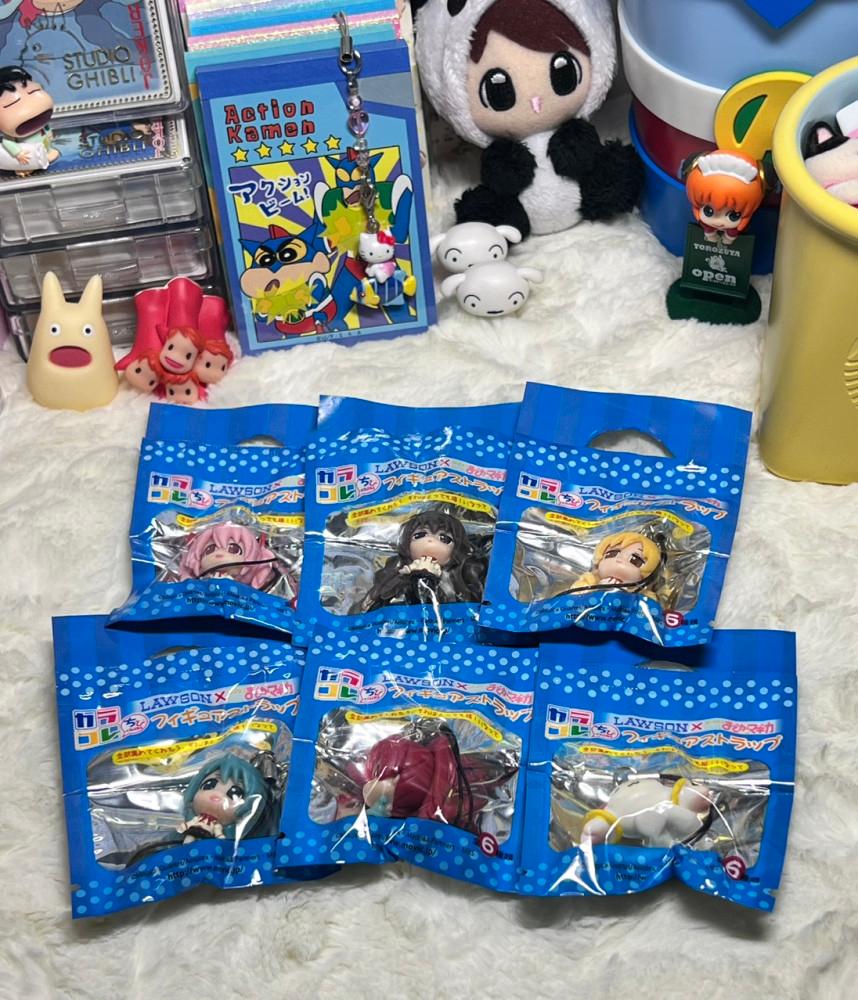 마법소녀 마도카 마기카 미니 피규어 열쇠고리