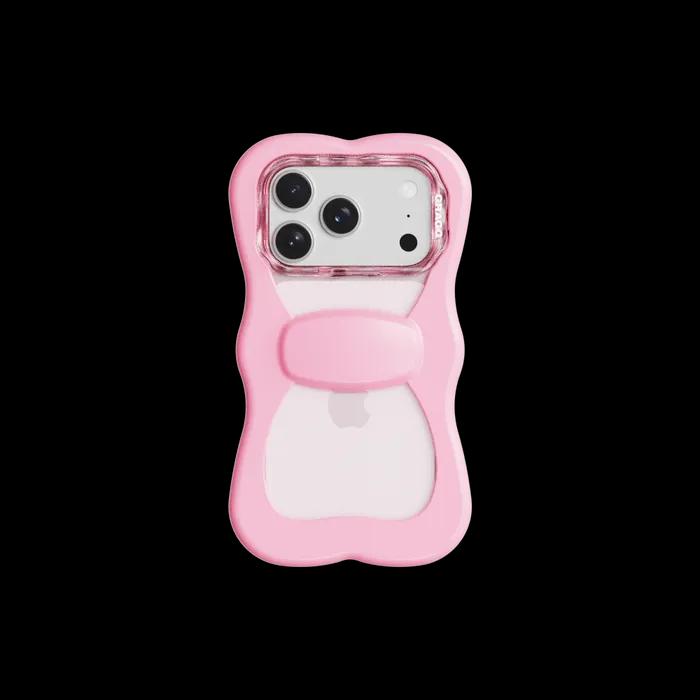 LAYERED RIBBON CASE - LIGHT PINK