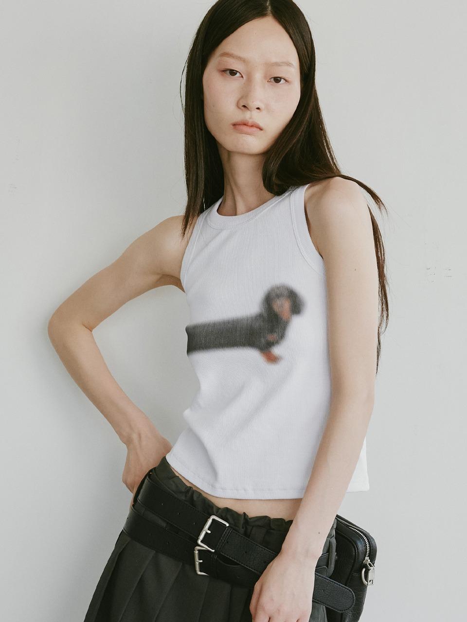 [PLZPROJECT]CLOUDY PUPPY SLEEVELESS
