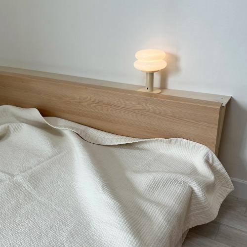 [롬나홈] 촘촘 패드 100% 순수 천연목화솜 여름 이불 겸 365일 패드