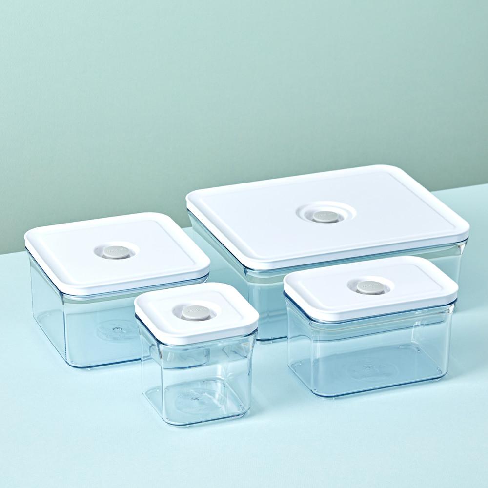 [VAKUEN maha] 바퀜 마하 베이직 4종 세트 / 기기형 진공 밀폐 용기