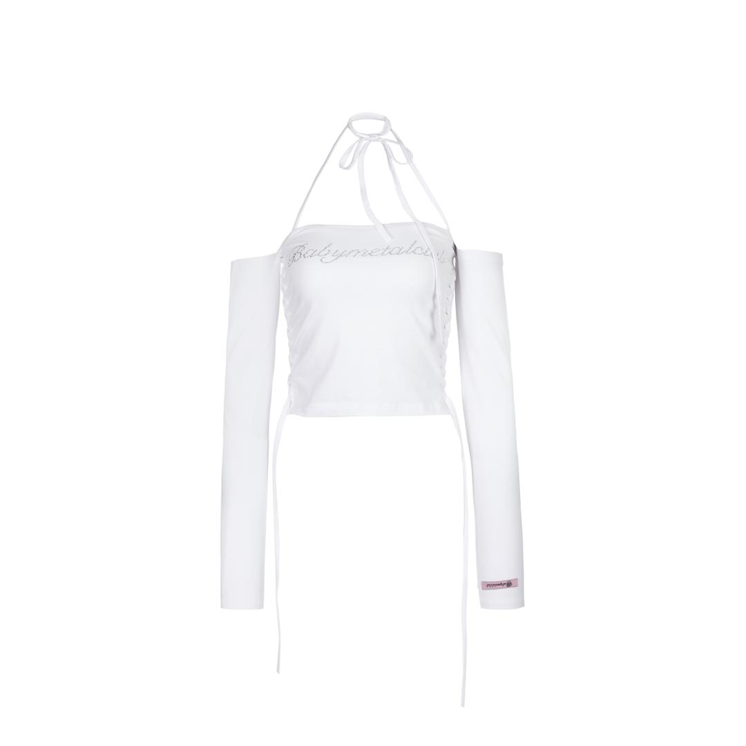 Babymetalclub string top (white)