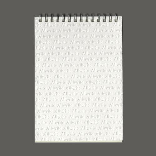 Tomoeriver_Spring Notebook_Plain_White