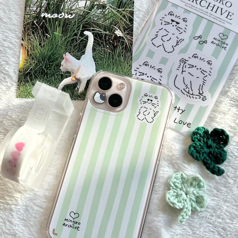 [주문제작] kitty love 젤하드 케이스 : 밍코아카이브