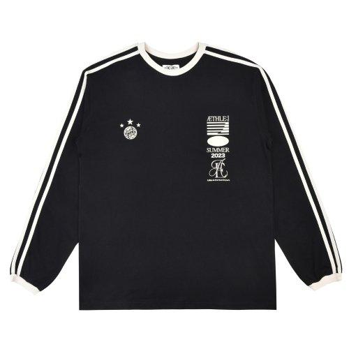 ATHLETE STRIPE L/S [Black]