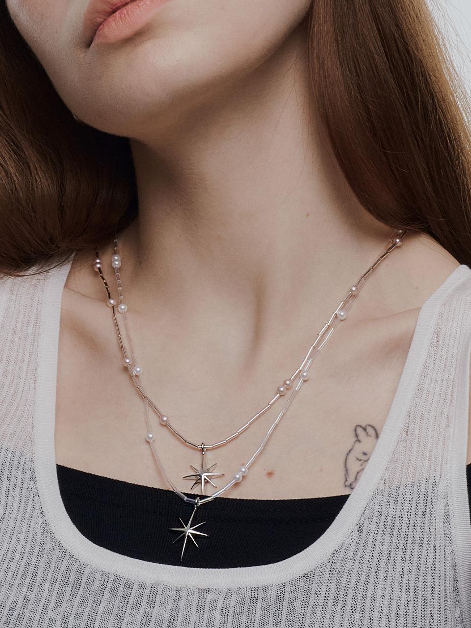 [한소희 착용] Bead Tinkerbell Necklace