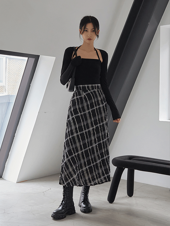 이엘 플레어 롱스커트