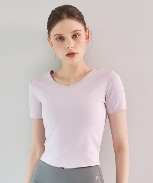 코튼터치 스퀘어넥 크롭티셔츠 CDRP23S03_7358