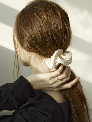 Satin hair scrunchies, Claire
