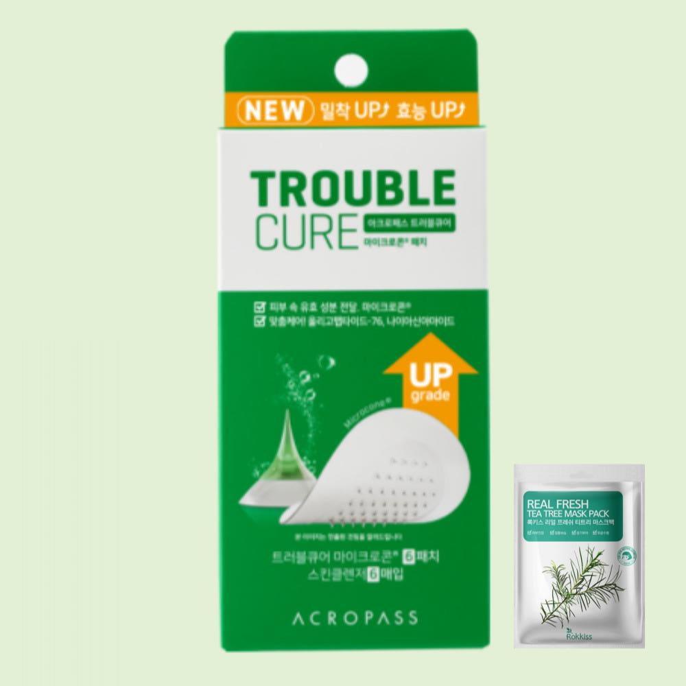 아크로패스 트러블 큐어 스팟 마이크로 니들패치 6패치 티트리팩