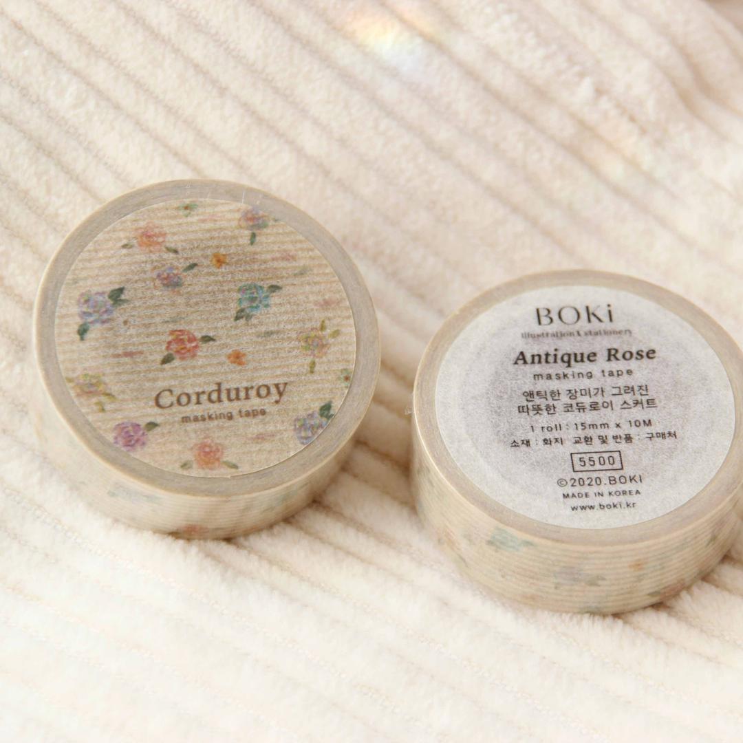 Corduroy Masking Tape [Antique Rose]