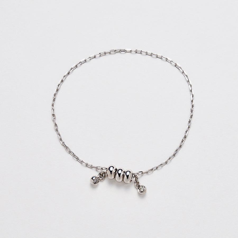 에밀 3누벨 2모이사나이트 팔찌