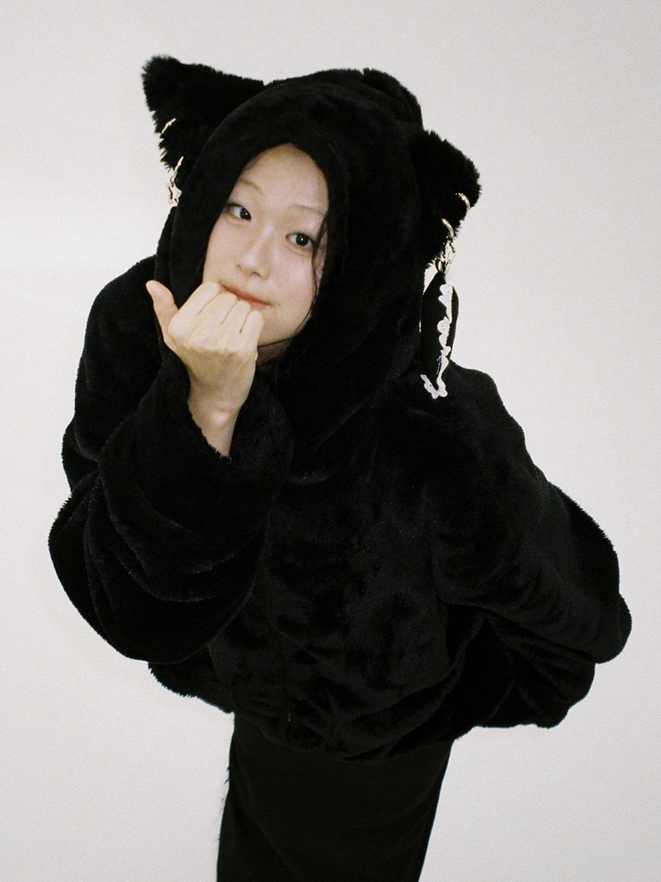 ★11/28 예약배송★ Black Cat Jacket