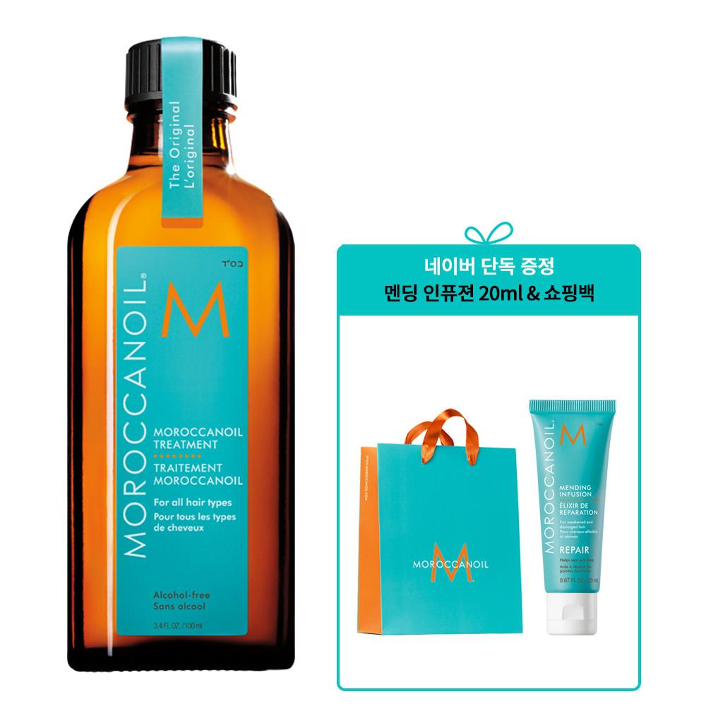 모로칸오일 트리트먼트 100ml (+멘딩 인퓨전 20ml+쇼핑백+펌프)