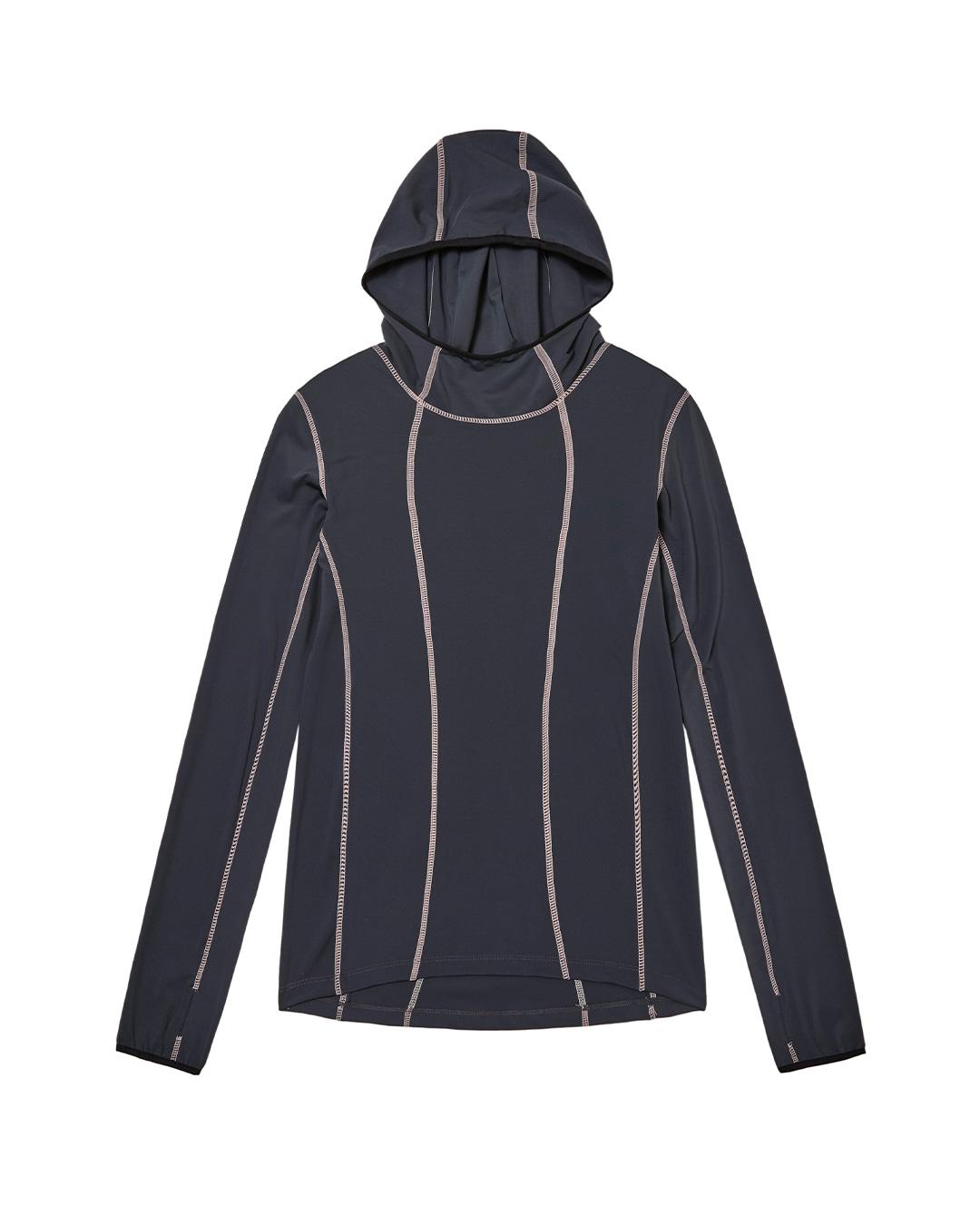 SHAPE STITCHED HOODIE (Dark Grey)