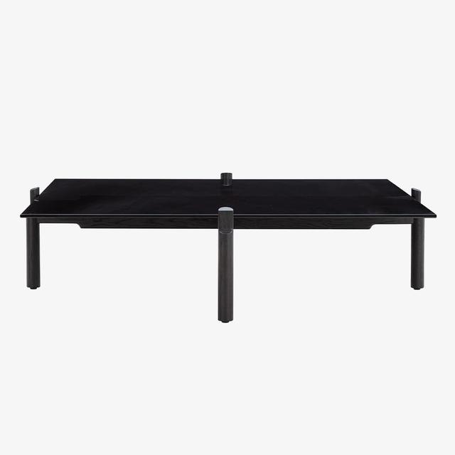 NOTCH COFFEE TABLE RECTANGULAR LARGE BLACK