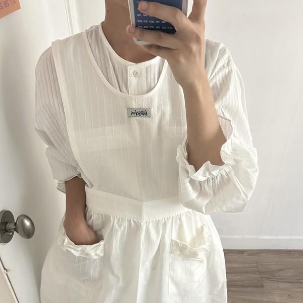 bitteschon apparel 프릴 에이프런 앞치마