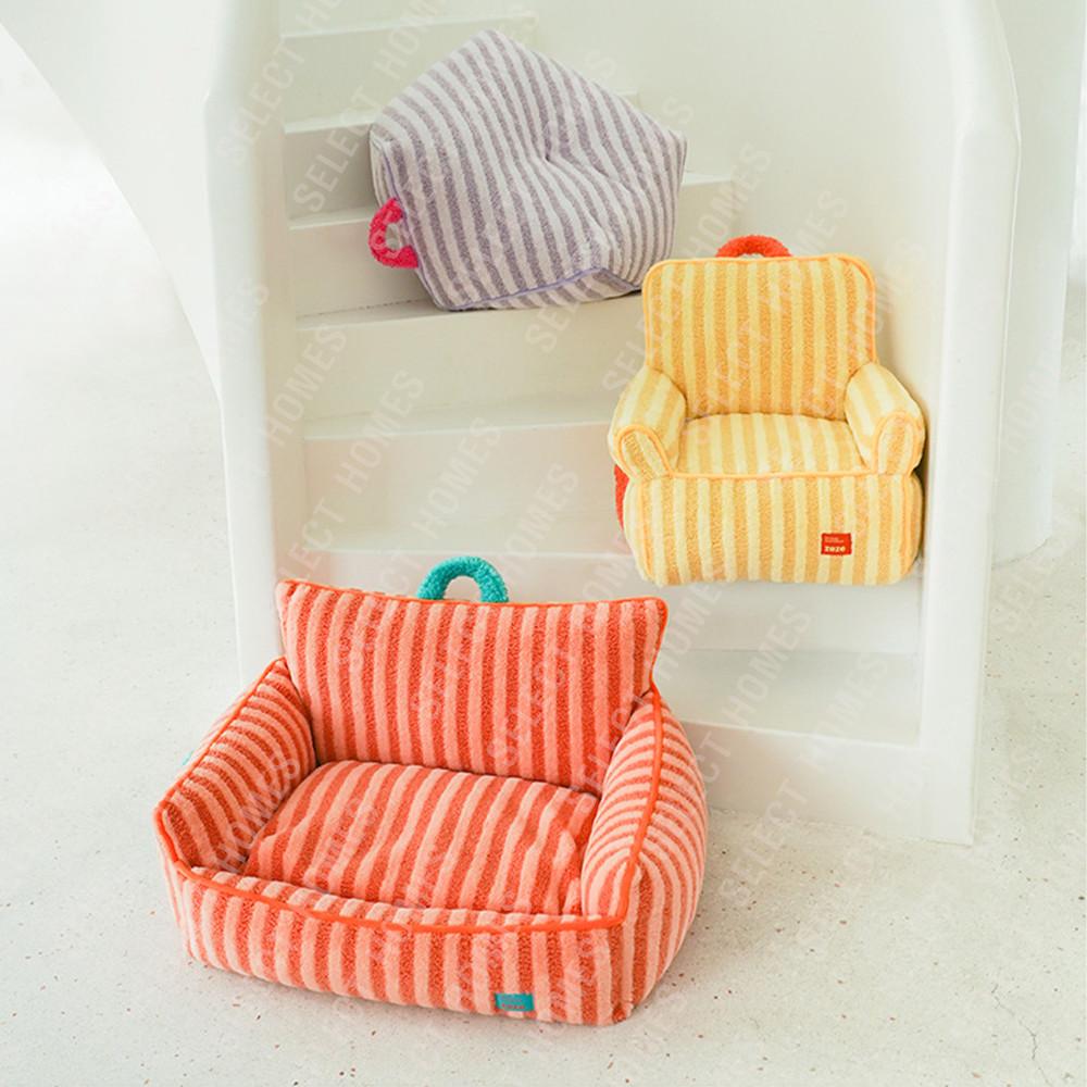 ZEZE 강아지 라운지소파 강아지쿠션 고양이집 애견 방석 소형견 중형견 대형견