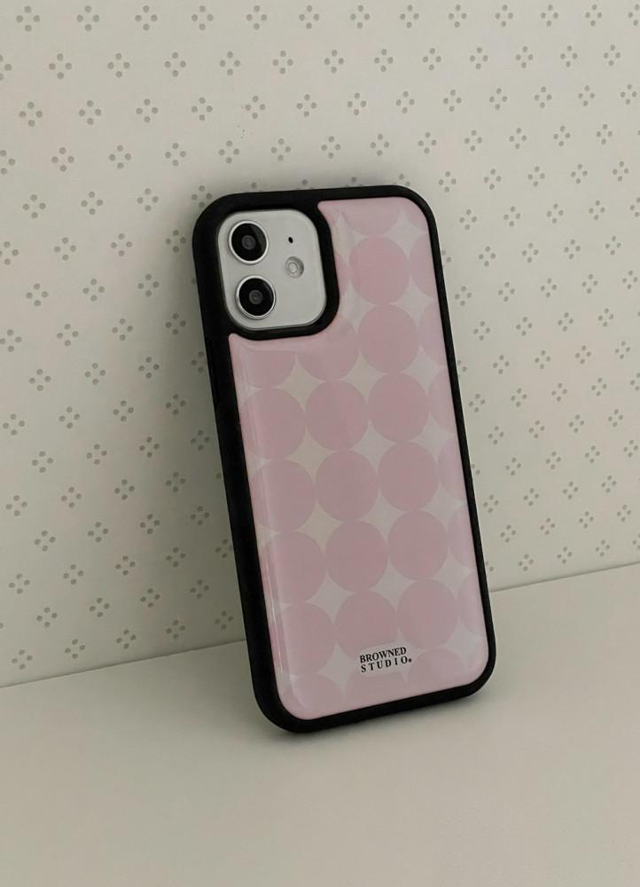 [브라운드] Bubble 에폭시 슬림 범퍼케이스 (pink)