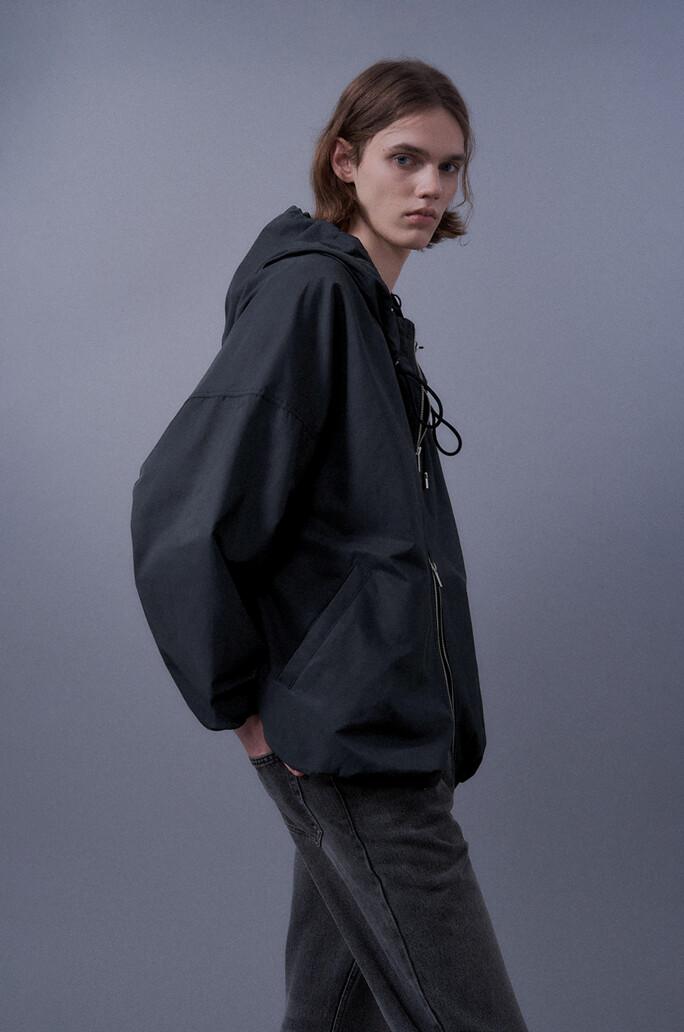 [SYSTEM HOMME] 드로우스트링 셔링 후드 점퍼