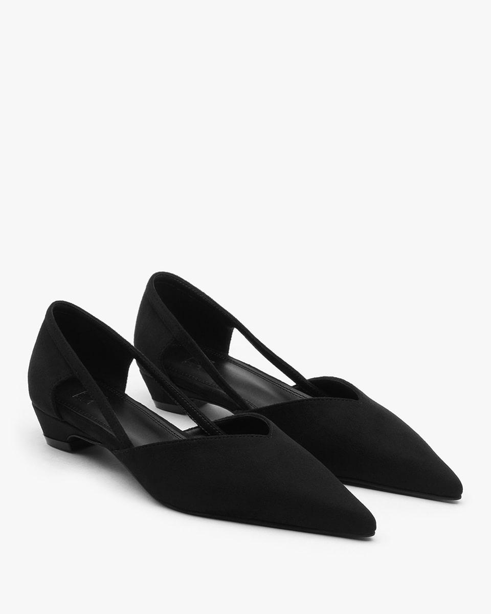 MARI Suede Flats_Black