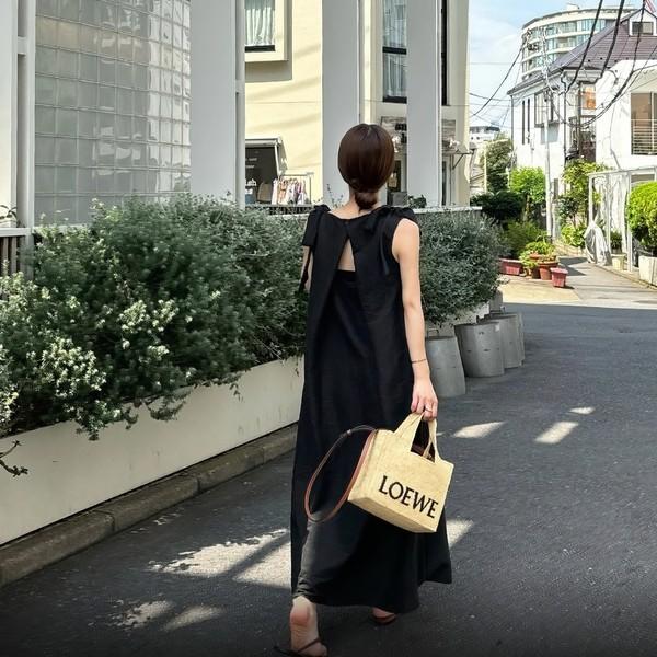 Ribbon Breeze Maxi Dress - 리본 브리즈 맥시 드레스