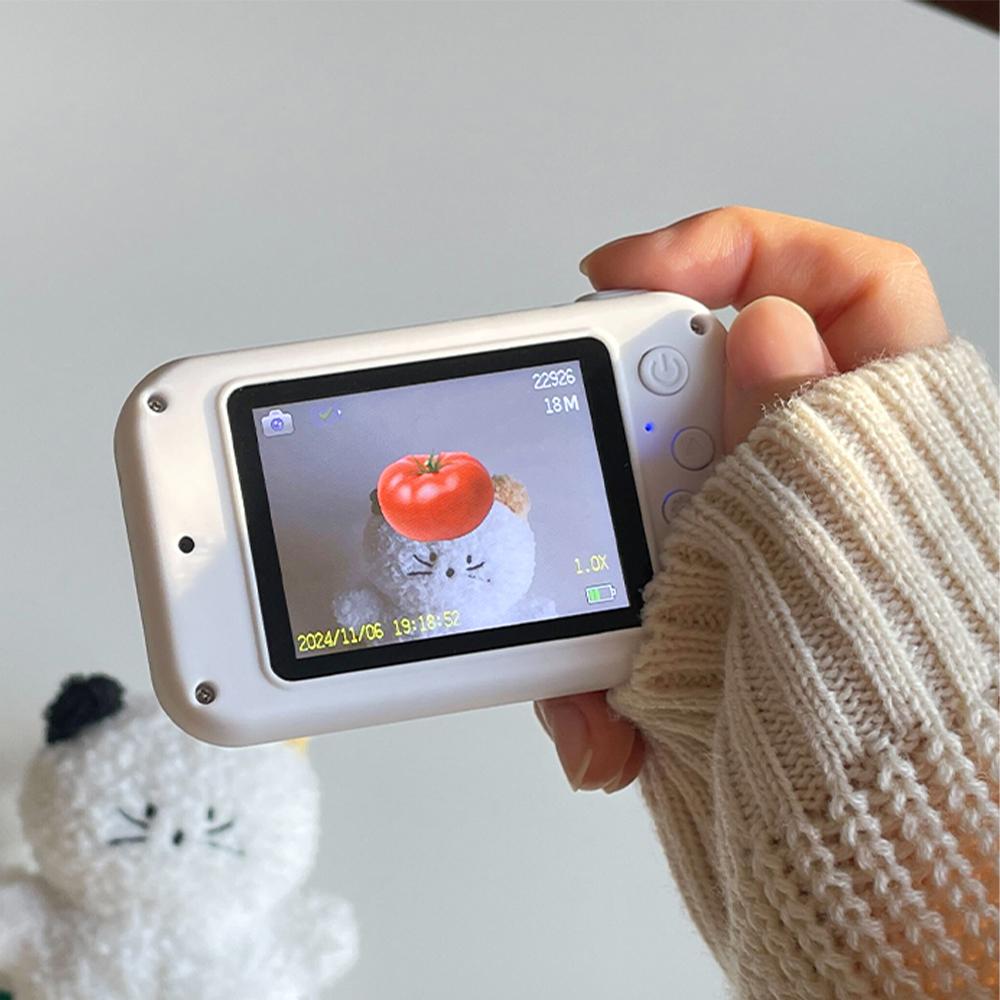 휴그 말랑 디지털 카메라 3컬러 (+SD카드,스티커) 감성 셀카 디카 캠코더 비디오