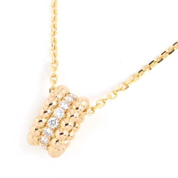 【楽天市場】【P2倍★最大1万円OFFクーポン配布中】 ヴァンクリーフ＆アーペル Van Cleef & Arpels ネックレス ペルレ ダイヤモンド K18PG 【箱・保付き】 【中古】：ジェイビーワークス　楽天市場店