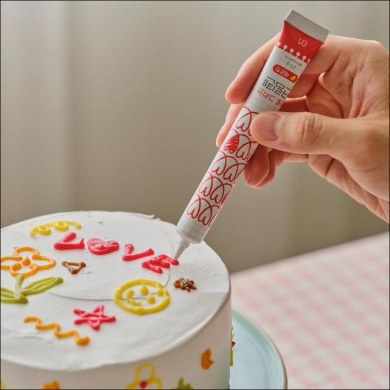 NO중탕/바로사용 /크림펜/ 초코펜/ 데코펜 아이싱펜 7종