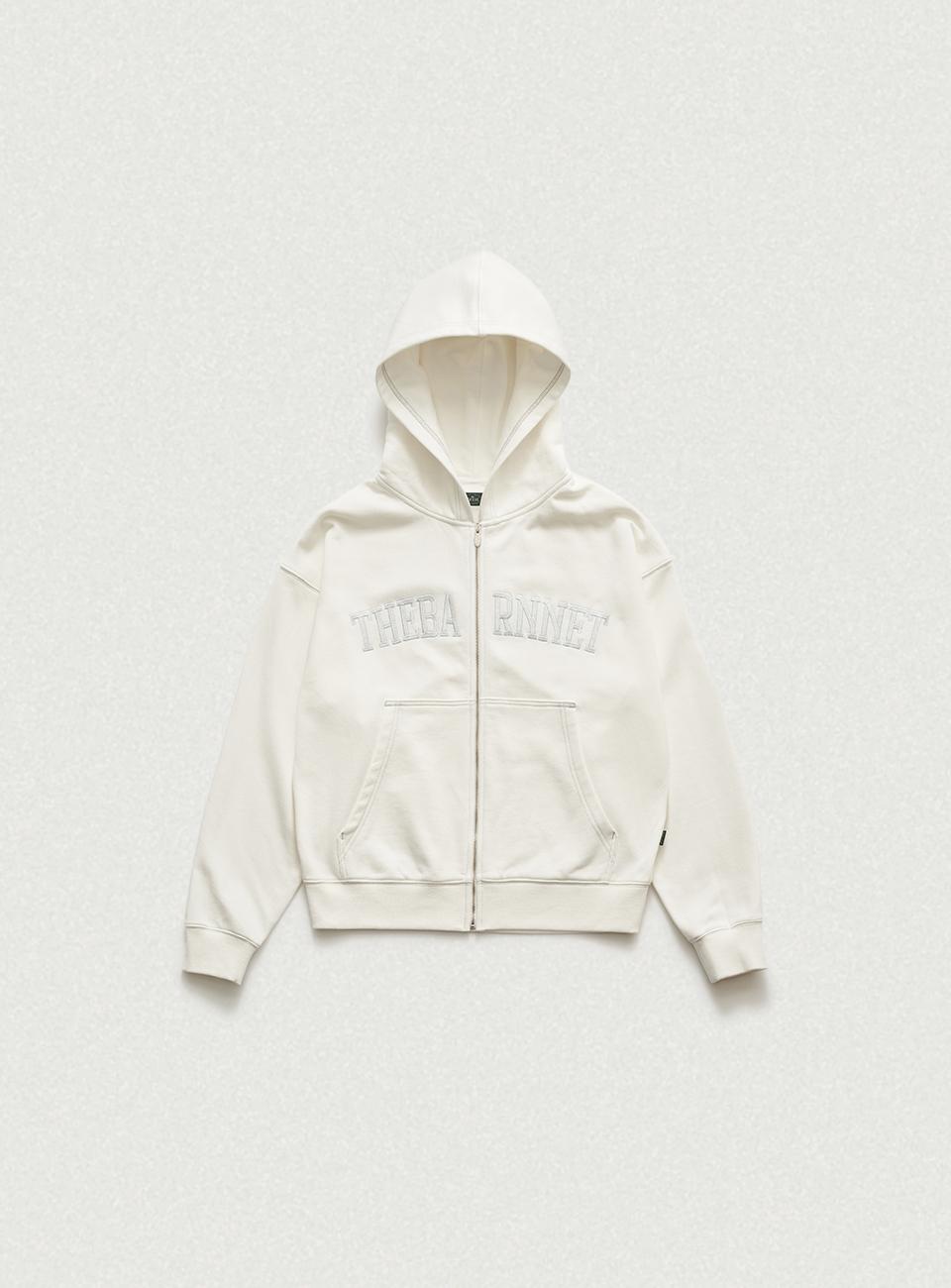 [3/10 14:00 KST OPEN] Ivory Campie Sweat Zip-Up Hoodie Jacket